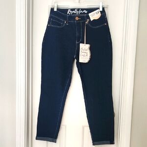 Royalty For Me Blue Ankle Cropped Jeans